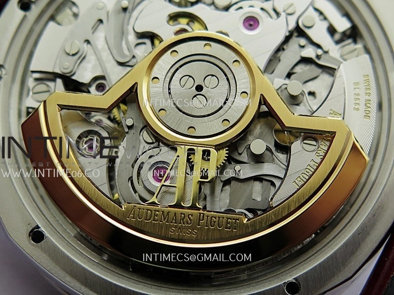Code 11.59 Chrono 26393 SS APSF 1:1 Best Edition Red Dial On Red Leather Strap Super Clone SA4401